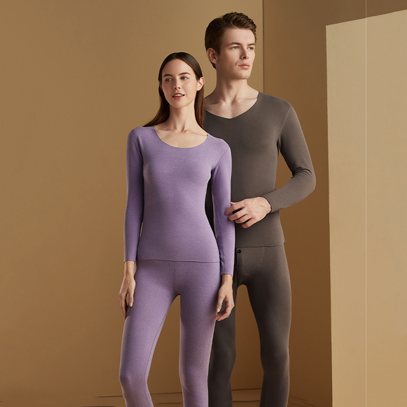 Uomo Donna Abbigliamento invernale Intimo termico Mutande lunghe Set slim senza cuciture Camicia + Pantaloni Set Set termico da donna Intimo invernale da uomo