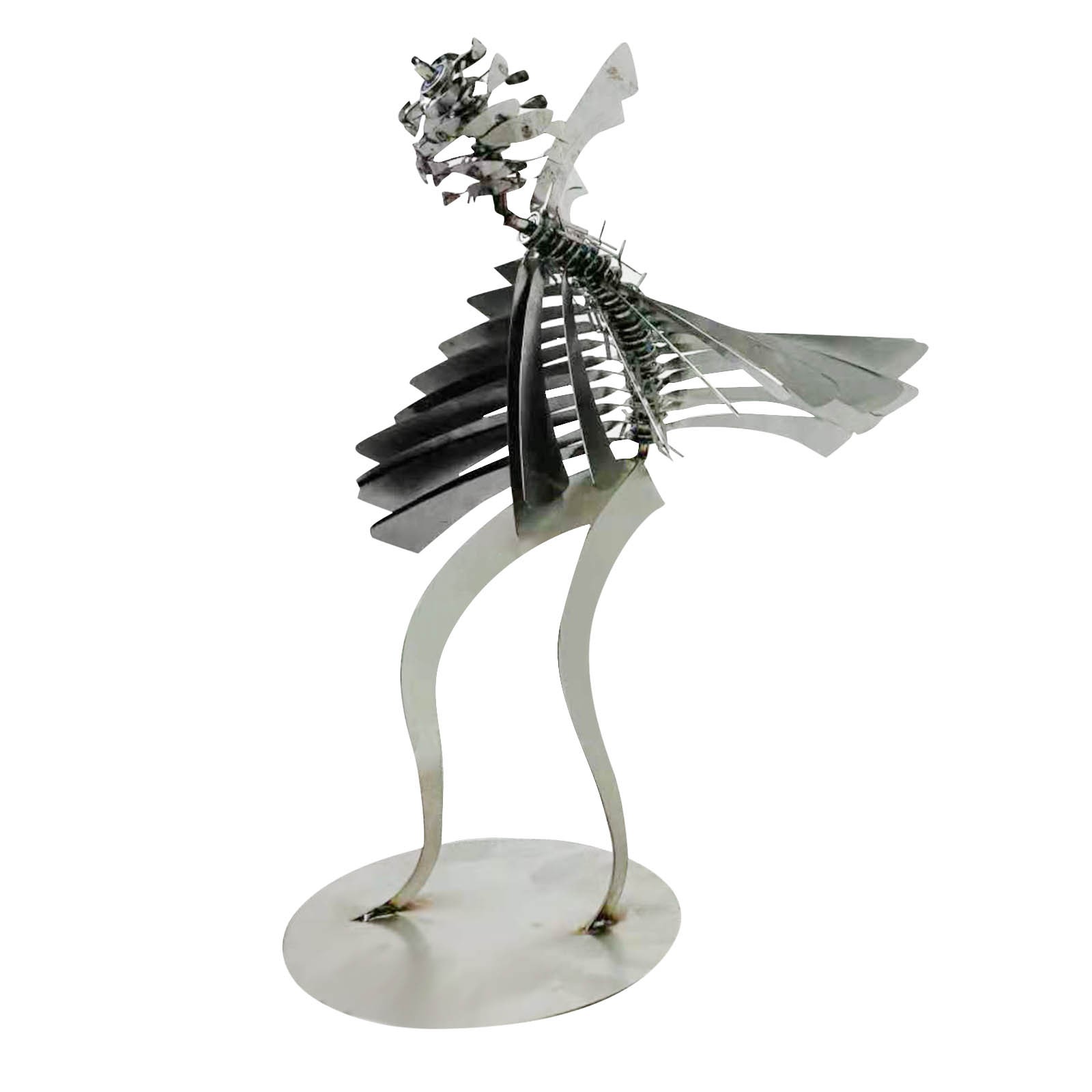 Unique Metal Rotating Windmill Humanoid windmill Outdoor Wind Spinner Yard Patio Lawn Garden Decoration