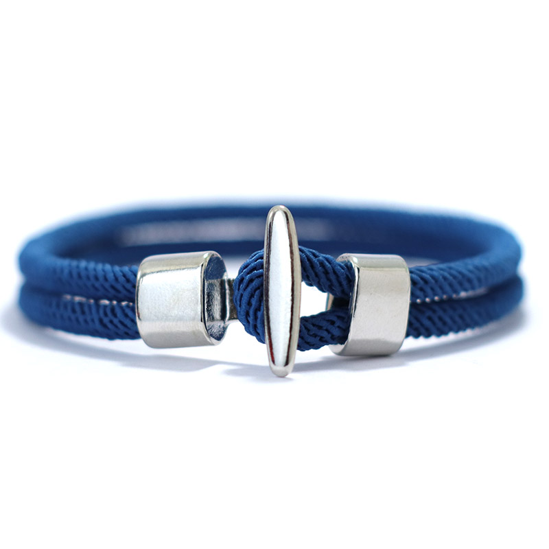 51Luckind Simple Milan Rope Bracelet Handmade Men Women Outdoor Survival Braclet For Camping Armband Thread Jewelry: 21.5cm / REDDISH BROWN