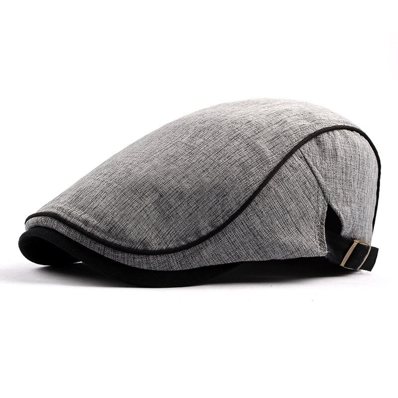 Fibonacci Platte Krant Cap Voor Mannen Vrouwen Flatcap Lente zomer Baret Hoed Britse Warme Vintage Franse Caps En Cabbie hoed: Grijs