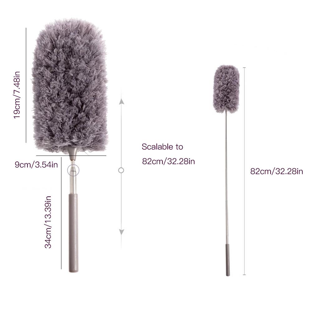 Auto 'S Home Cleaner Uitschuifbare Plumeau Met Telescopische Pole Rvs Microfiber Stofdoek Voor Cleaning Spinneweb