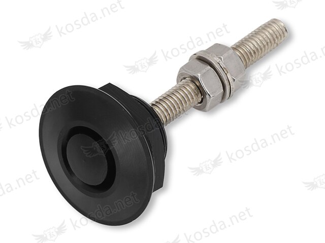 Universal Aluminum Push Button Car Quick Release Latch Hood Pin Lock Clip Kit: Black