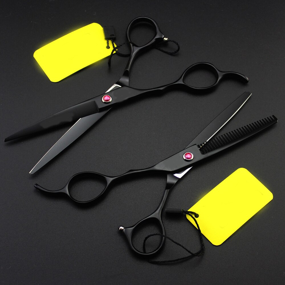 Japon Steel 5.5 6.0 gauche-main ciseaux de coiffure cheveux ciseaux de coiffeur ensemble ciseaux de coupe de cheveux ciseaux coupe de cheveux