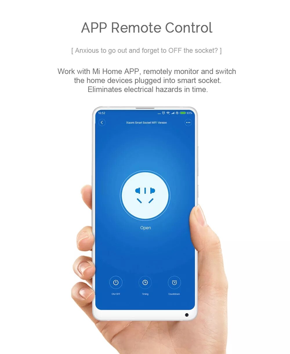 Xiaomi Mijia Smart Socket smart Plug ZigBee Wifi Version smart Remote Control smart home Mijia Mi home APP home automation kit