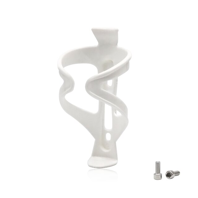 Fahrrad Wasser Flasche Halfter Rennrad Kunststoff Flasche KäFeige Leichte Super Zähigkeit MTB Wasser Tasse Gestell Radfahren Zubehör: Weiß