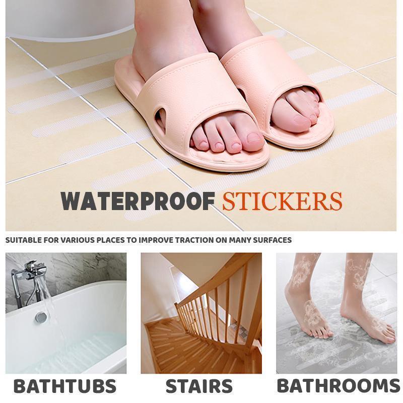 Bathroom Anti-Slip Pad Stair Steps Anti-slip Rubber Bathroom Bathtub Transparent Non-slip Stickers With Bathroom Shower Anti-sli