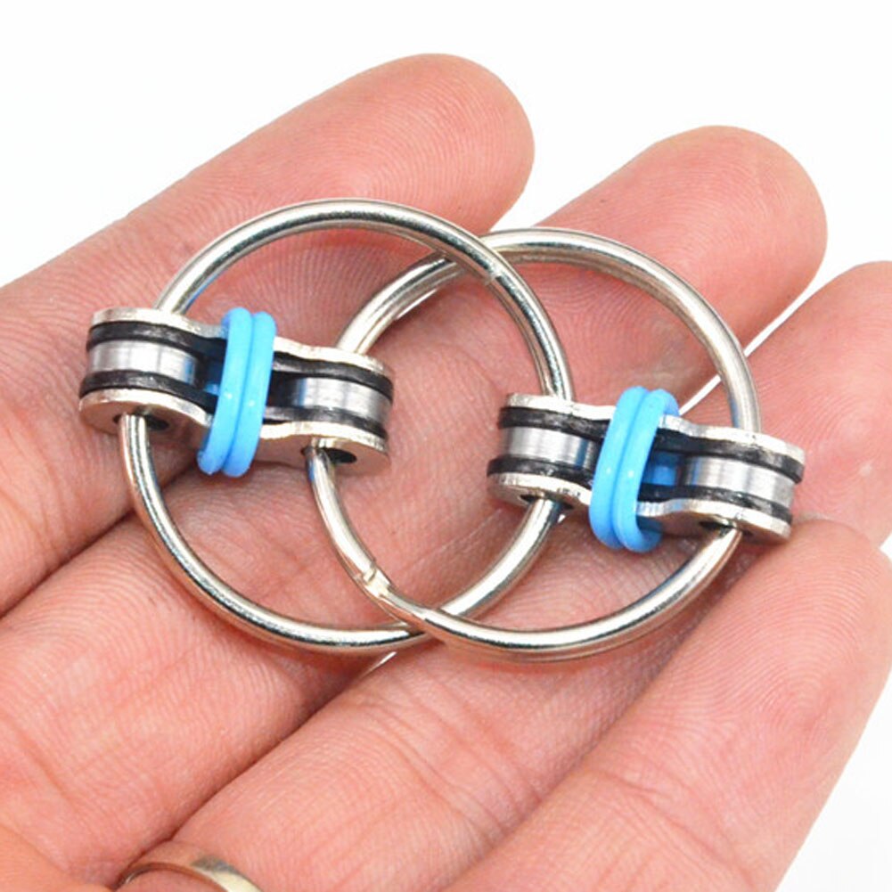 1 pezzo disponibile portachiavi Spinner a mano/Fidget Vent riduzione della pressione catena decompressione per adulti bavaglio giocattolo e scherzi pratici