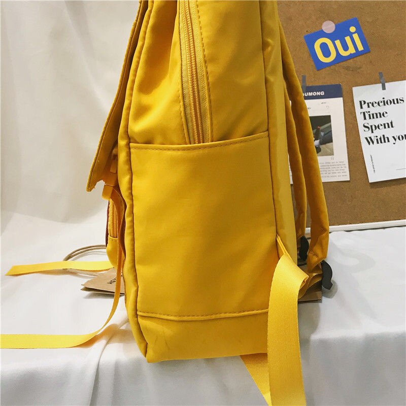 Rosa sacos de escola para meninas adolescentes bonito dos desenhos animados mochilas mulheres náilon sólida mochilas estudante adolescente estilo preppy novo