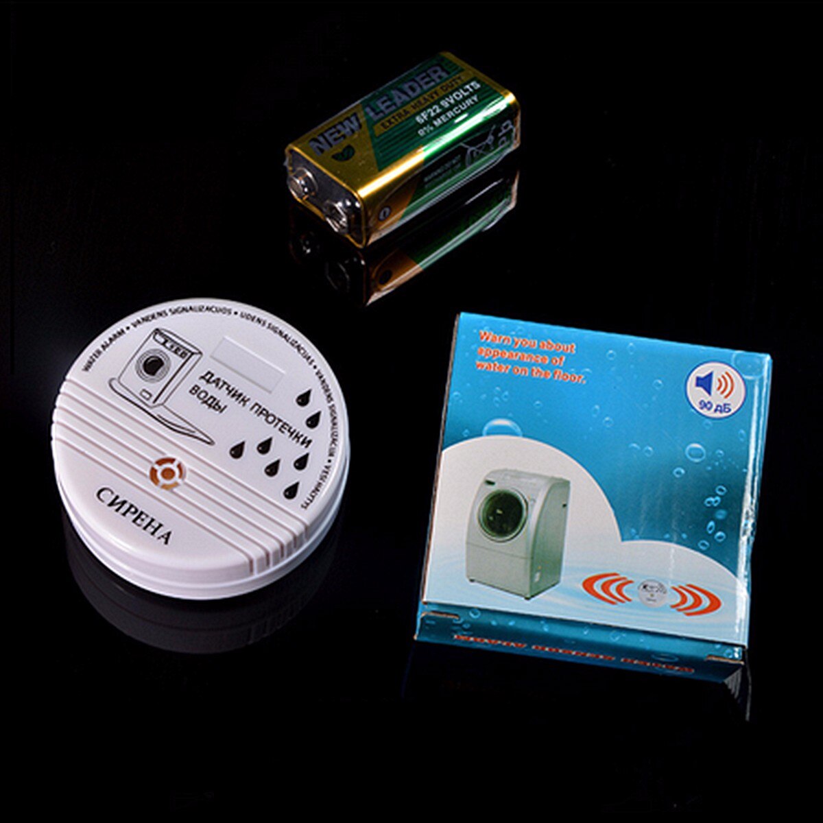 1/3 Pcs Water Leakage Sensor Alarm Detector 85dB Voice Wireless Water Leak Detector House Safety Home Security Alarm System