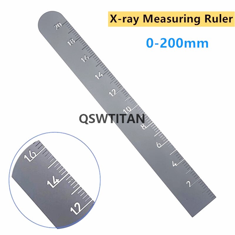 Orthopedic X-ray Measuring ruler perspective development film stainless steel caliper measuring tool