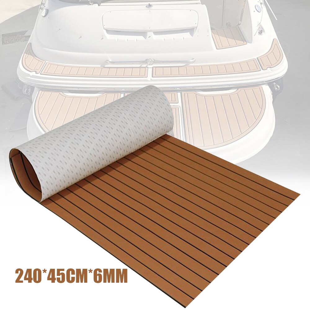 Self Adhesive Teak Sheet Decking EVA Foam Marine Flooring Boat Decking Accessories Marine Wood Floor Pad Carpet For Yacht RV: 45cm