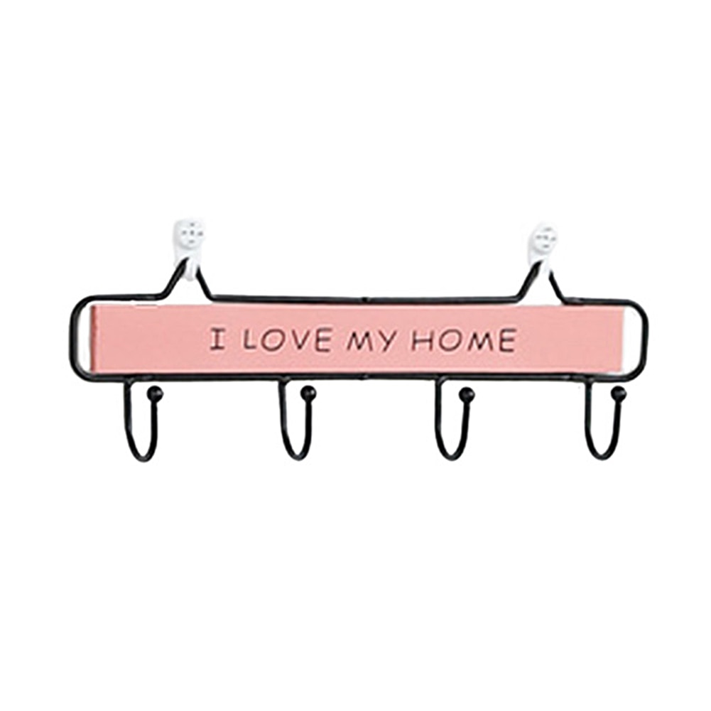 Wood Key Holder Wall Key Storage Organizer Towels Rack Hanger Key Ring Hooks Clerk Housekeeper On The Wall: 1