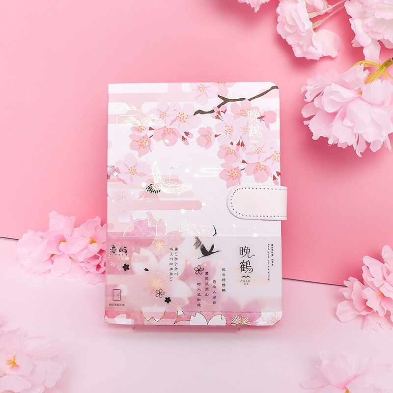 Magnet Buckle Diary Fine Color Notebook Life Daily Record Business Office Stationery Portable Simple Journal Notepad: G