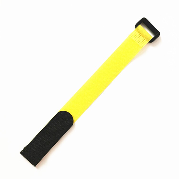 5 stücke 2*15cm umkehren schnalle Klett umreifung fahrrad schnalle Klett umreifung draht bindung Gurt: Gelb