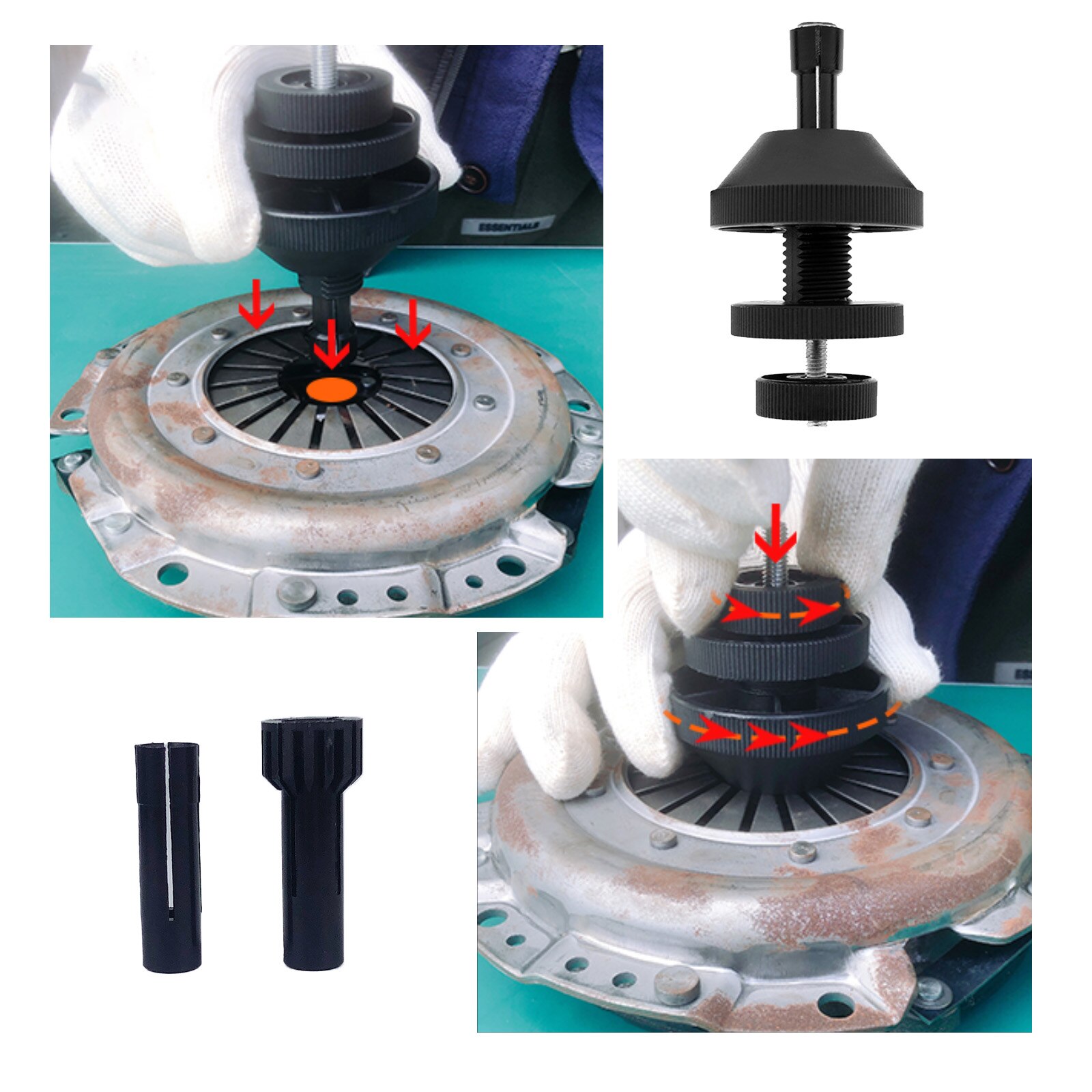 Universal Auto Clutch Alignment Tool Clutch Alignment Dismantle Tool Plastic Car Clutch Correction Tool Repair Accessories