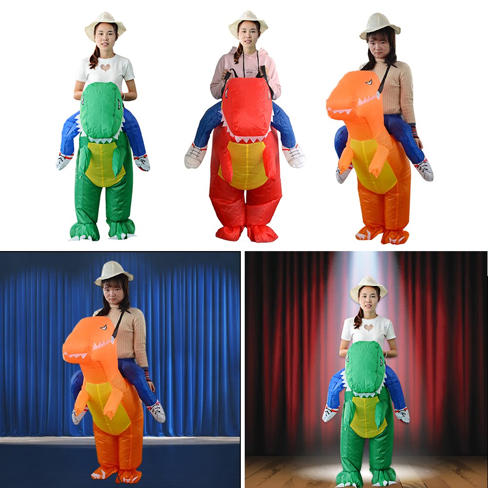 Waterdichte Dinosaurus Opblaasbare Kerstman Kangoeroe Handstand Clown Kostuums Party Pak Volwassenen Cosplay Jurk Rekwisieten Decor