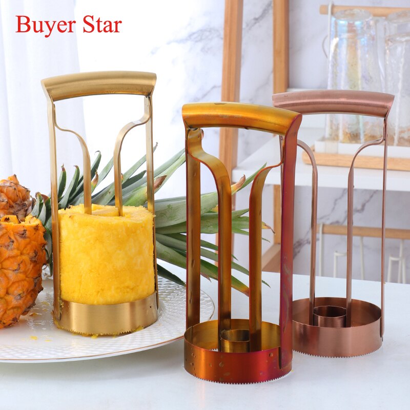 Manual Stainless Steel Pineapple Slicer Cutter set kitchen utensils Ananas Peeler Knife Vegetable Fruit metal Serving tools