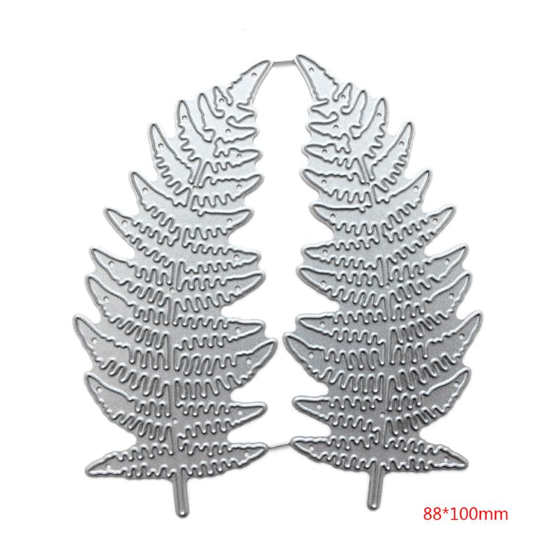 Tre blader metall kutte dør sjablong scrapbooking diy album stempel papir kort