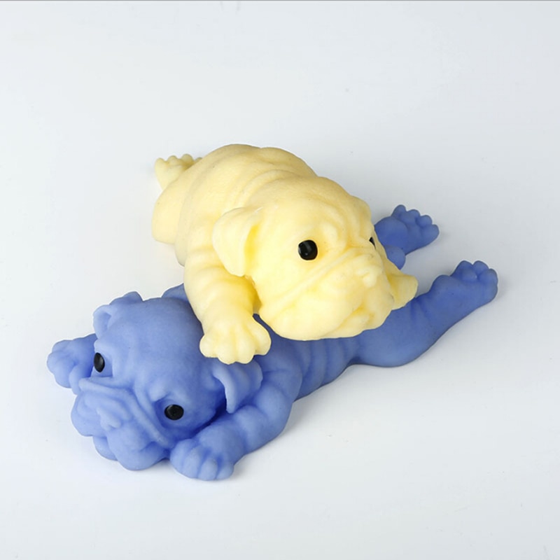 Anti-stress mignon chiot peluche carlin guérison plaisir Kawaii Anti-Stress jouets