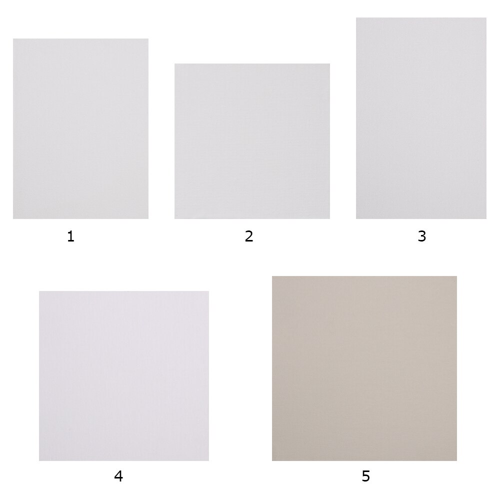 White Artboard Cotton Canvas for Oil Painting Hand Painted Frame Canvas Panels DIY Craft Painting Tool Hand Painted Accessories