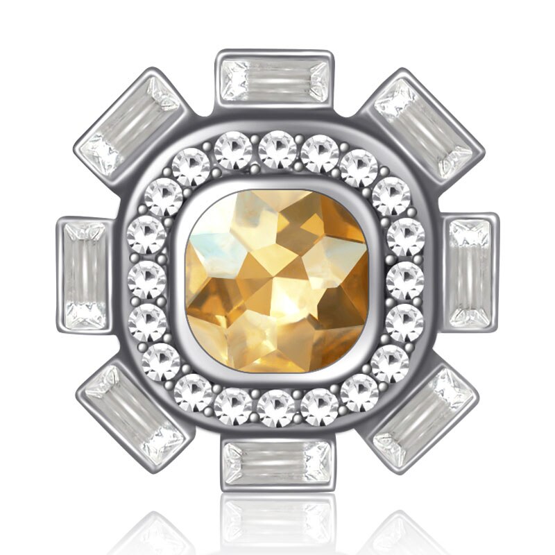 Kz3502 vierkante strass kristal schoonheid 20mm drukknopen passen diy 18mm drukknopen armband drukknopen kerst sieraden