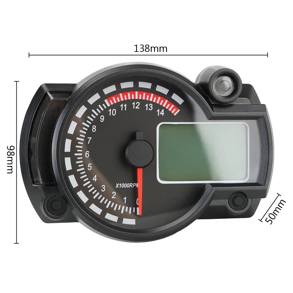 Motorcycle Speedometer MAX 299KM/H Moto Dashboard Motorbike Accessories LCD Digital Odometer Motorcycle Meter