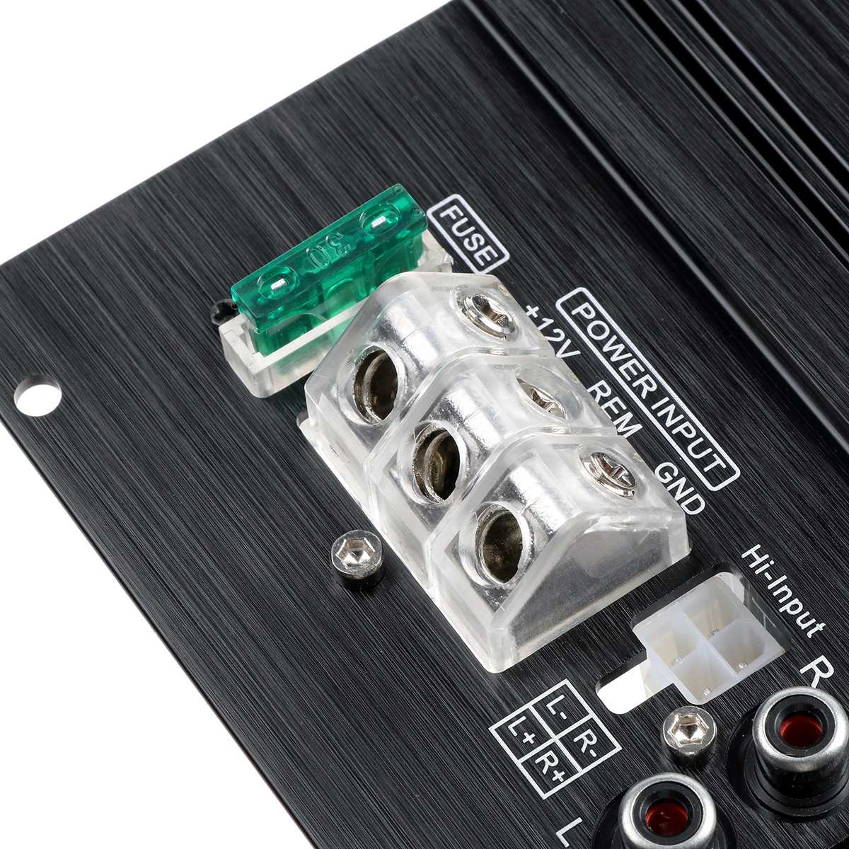 12V Car Stereo Amplifier HIFI Auto Bass Speaker 2 Channel Aluminum Amp Audio Amplifier Car Surround Sound Speaker Subwoofer