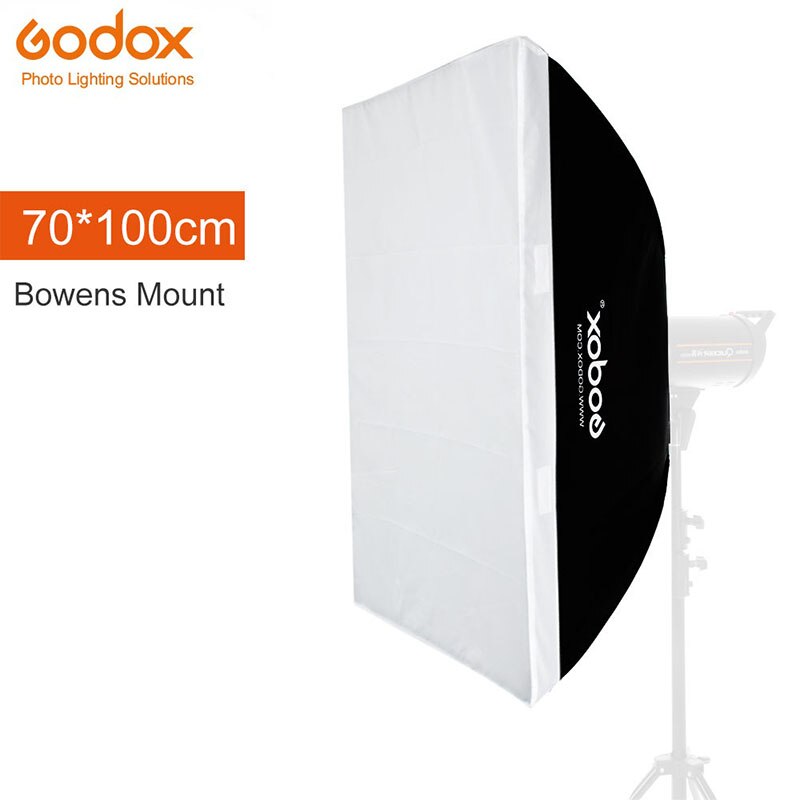 Godox 70 x 100cm 27.5"x 39" Speedlite Studio Strobe Flash Photo Reflective Softbox Diffuser for Bowens Mount
