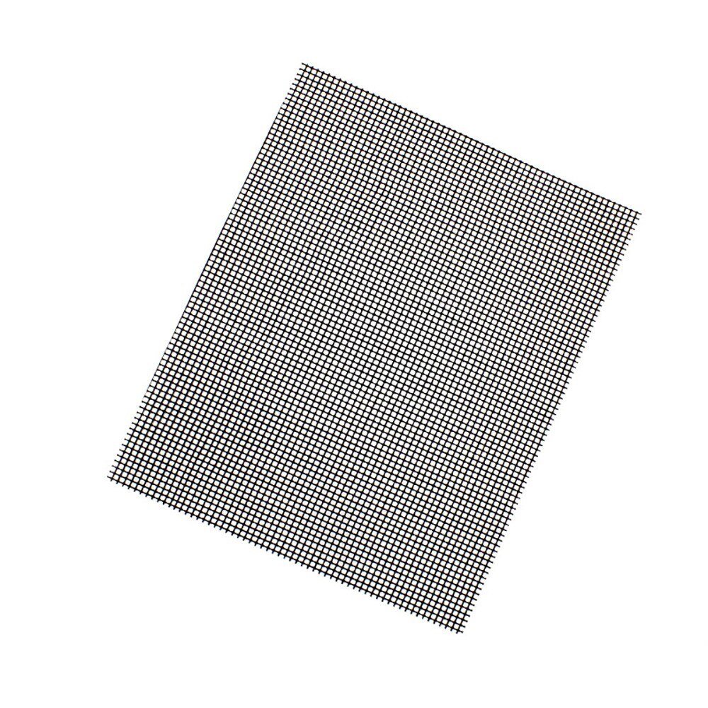 Non Stick Bbq Mesh PTFE Coated Fiberglass Mesh Fabric Grill Mesh Mat Reusable Sheet Resistant Cooking Baking Barbecue: BK