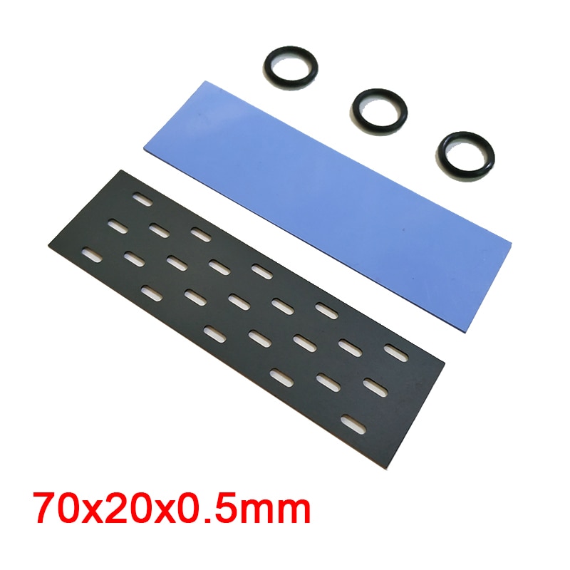 thumbnail image 2 of Copper Graphene Coated Heatsink For M.2 NVMe 2280 SSD – Thermal Pad Included, Multiple Thicknesses 2 of 5