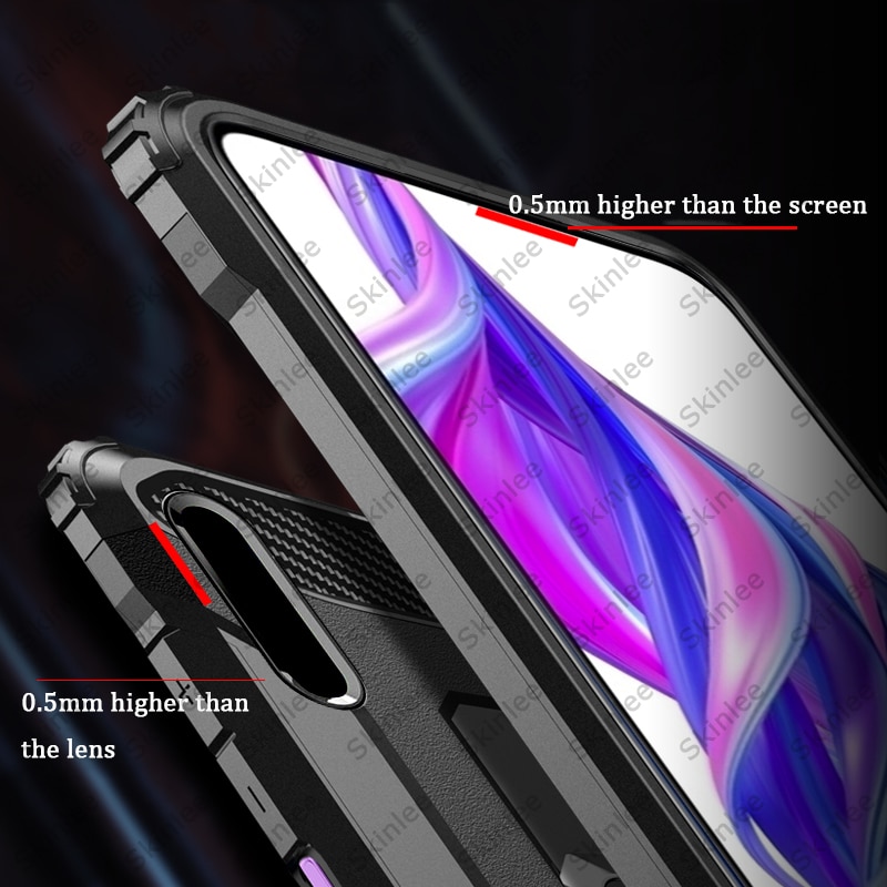 etui Skinlee na HONOR 10X Lite wytrzymałe etui na uderzenia luksusowe hybrydowe zabezpieczenie odporne na wstrząsy etui na telefon Honor 10X Lite