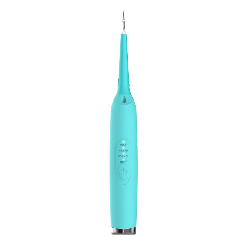 Elektrisk tandrenser tandtråd tandrensningsværktøj viskelæder tandplukker: Blå