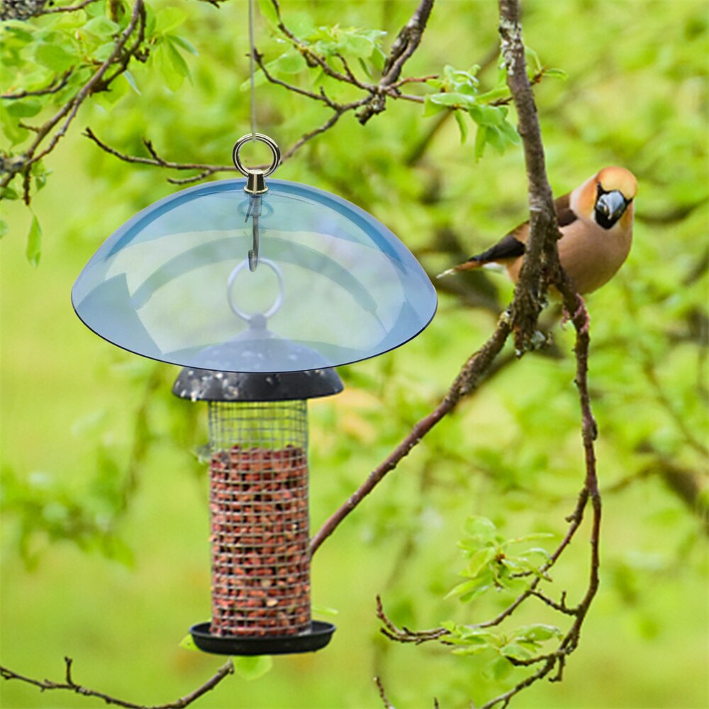Protective Dome Rain Cover for Outdoor Hanging Bird Feeder Hummingbird Feeders Snow Baffle Sun Protect Shield Garden Supplies