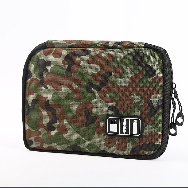 Watch Organizer Box FOR Apple watch bands iWatch Packaging Watchband Holder roll bag Accessories Portable Storage winder Case: Camouflage green