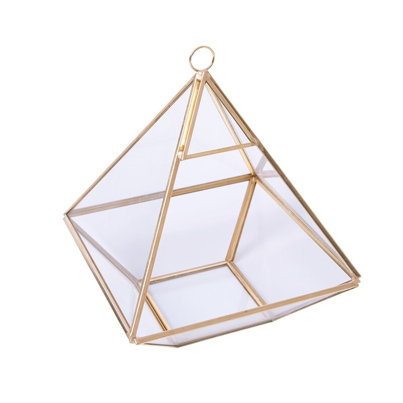 Nordique polyèdre verre géométrique Terrarium bonsaï succulente fougère mousse fleur géométrie diamant verre fleur chambre décoration de la maison