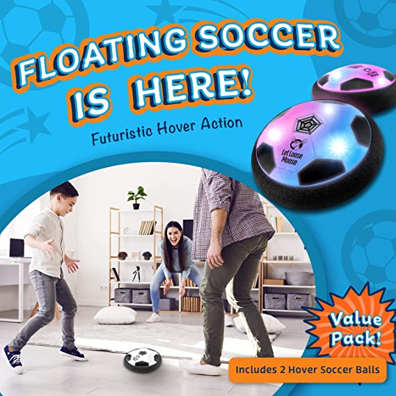 Hover Soccer Ball Toys Led Light Flashing Ball Air Power Football Toys Home Game Gliding Soccer Stress Indoor Balls Boy