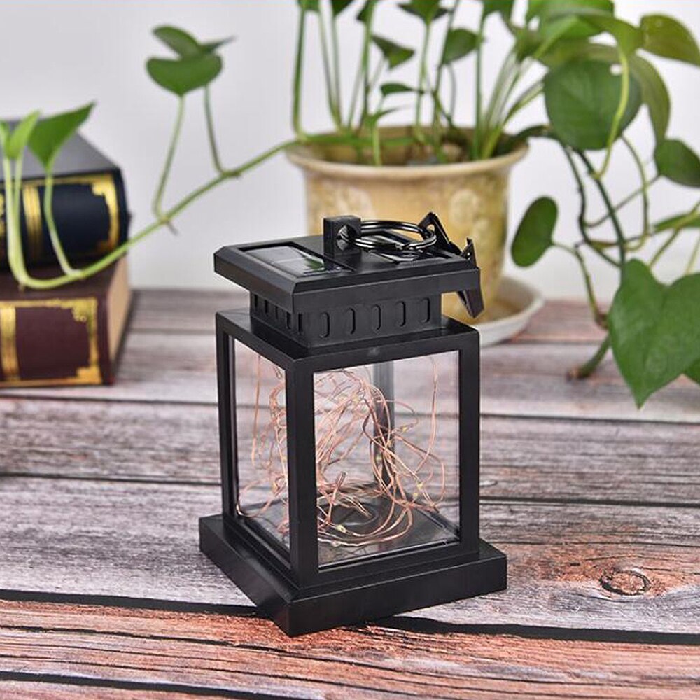 LED Solar Landscape Lights Hanging Lantern Outdoor Garden Lamp Waterproof