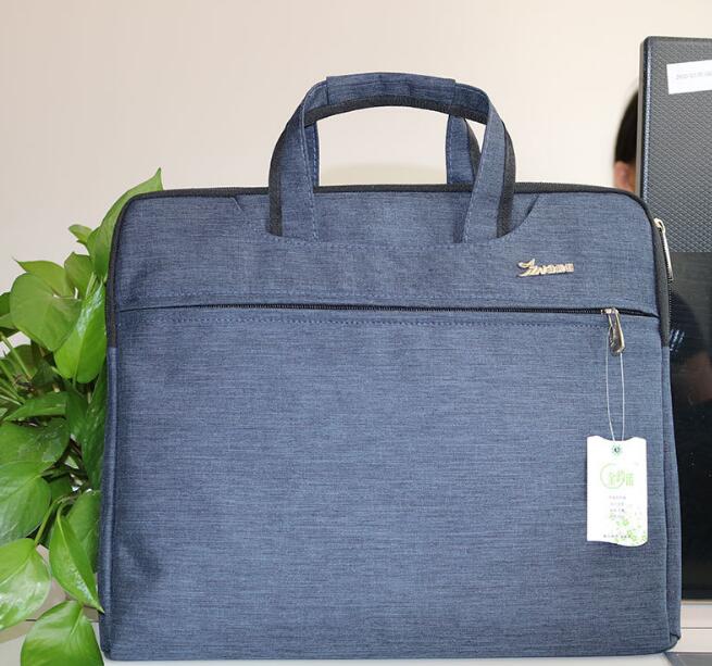 Heren aktetas map zakelijke multifunctionele computertas: Blauw