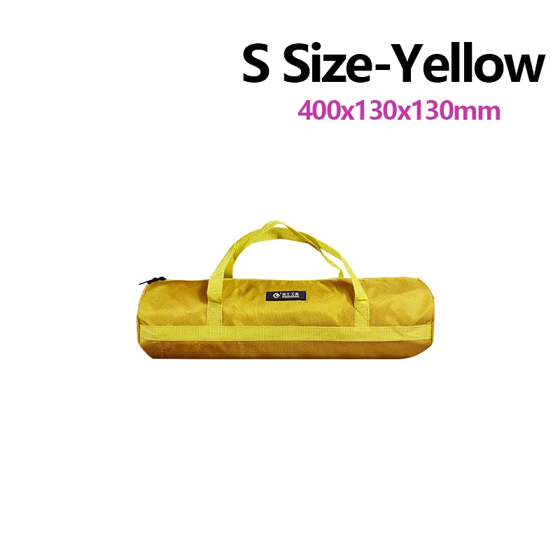 Multifunctional hand-rolled tool bag, oxford canvas, waterproof, wear-resistant, tool repair storage, large capacity, electrician's bag: Yellow & black