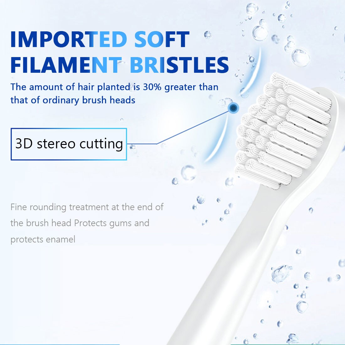 4pcs/lot Ultrasonic Electric Toothbrush Heads Replacement Brush Heads For Ultrasonic electric Toothbrush Whitening Teeth Brush