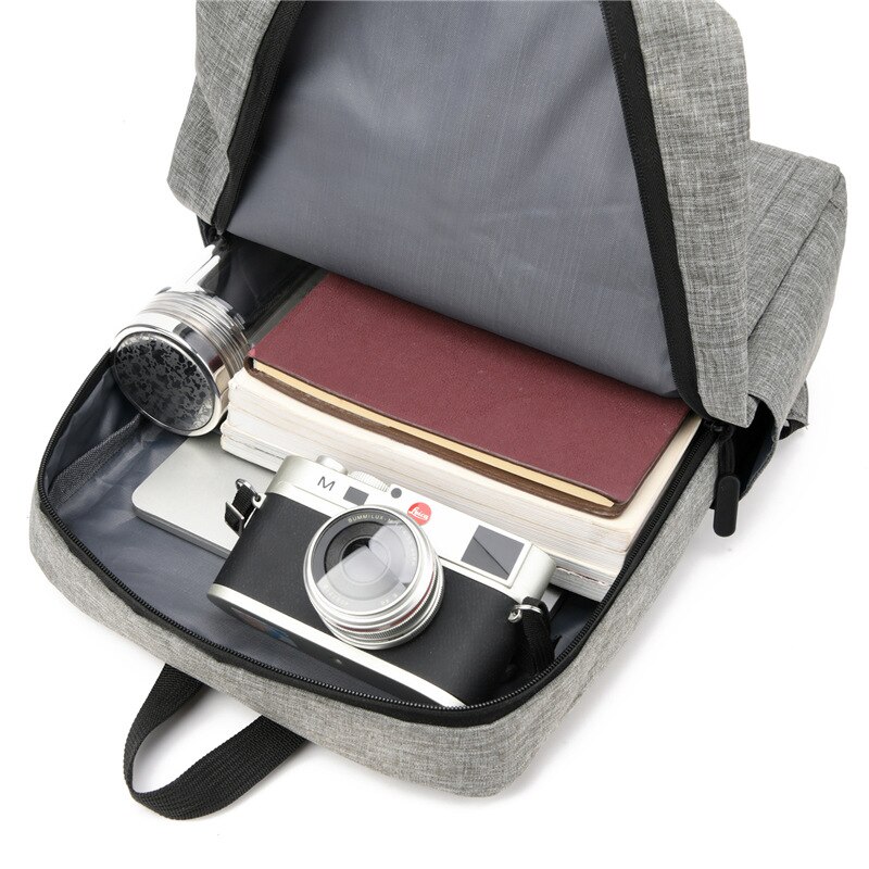 2021 nova moda mochila à prova dwaterproof água simples mochila homem e mulher negócios casuais 15.6 portátil mochila oxford pano