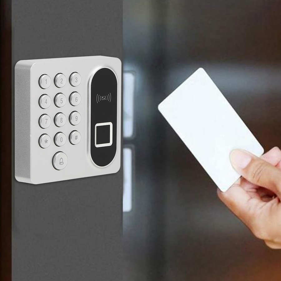 Access Control Fingerprint Password ID Card Backlit Keypad Attendance Machine 125KHZ RFID