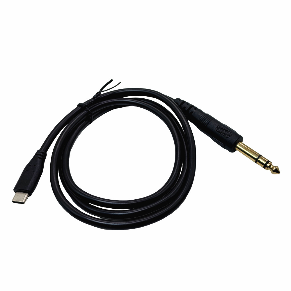 Usb C Naar 6.35Mm Kabel, Type C Naar 6.5Mm Audio Adapter Hulpaansluiting Stereokabel Voor Versterker, Luidspreker, Mengpaneel
