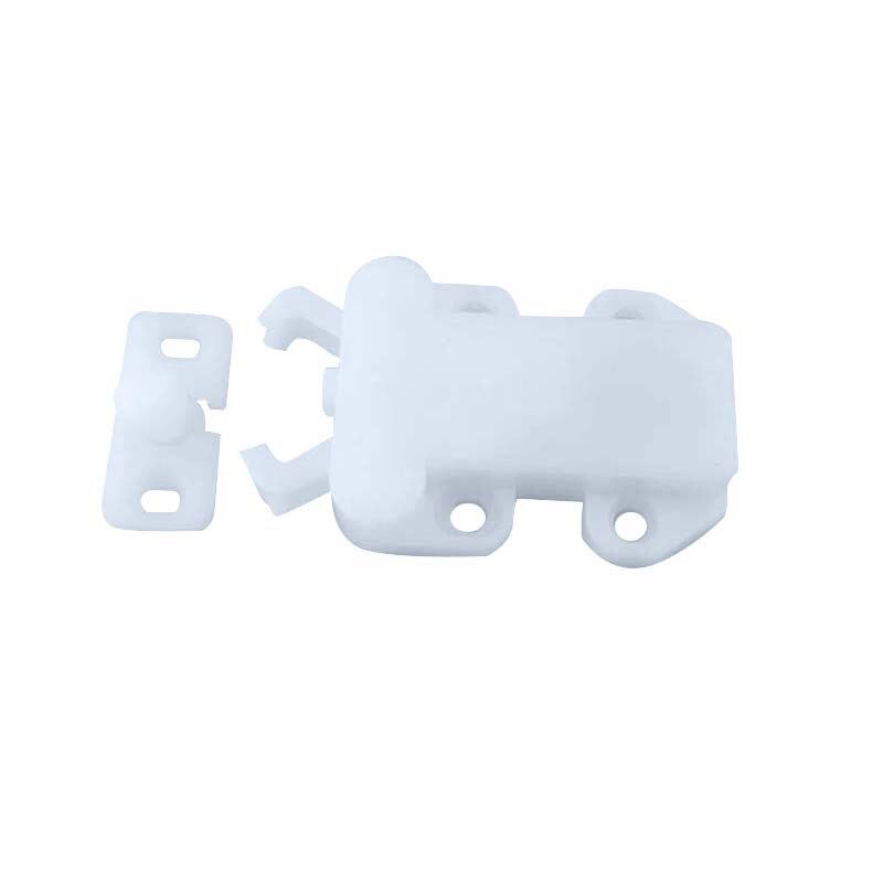 Beetle Magnetic Cabinet Push To Open Rebound Self-Locking Device Press Latch Cupboard Door Closer: White