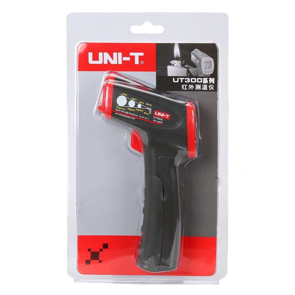 UNI-T UT300S Infrared Digital Thermometer Industrial Non-contact Thermometer Digital Gun Temperature Measurement Device