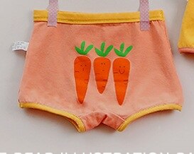 Bragas de algodón con estampado de dibujos animados para niña, Bóxer, ropa interior para niños, ropa interior para niñas pequeñas: H / S