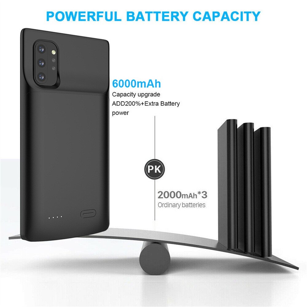 Ntspace Voor Samsung Galaxy Note 10 Plus Battery Case Backup Power Bank Slanke Cover Case Voor Samsung Note 10 opladen Case