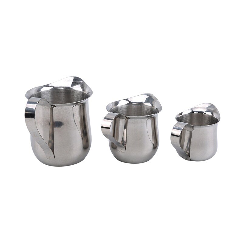 Stainless Steel Coffee Cup Foam Milk Jug Handmade Espresso Coffee Cup With Milk Cup Kitchen Accessories
