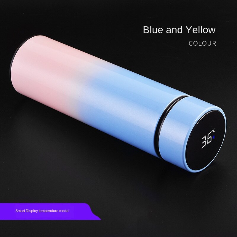 Kreative Thermos Tasse Clever Thermometer Wasser Tasse LED-anzeige Temperatur Geschäft Thermos Tasse Wasser Flasche Wasserkocher Thermos: K