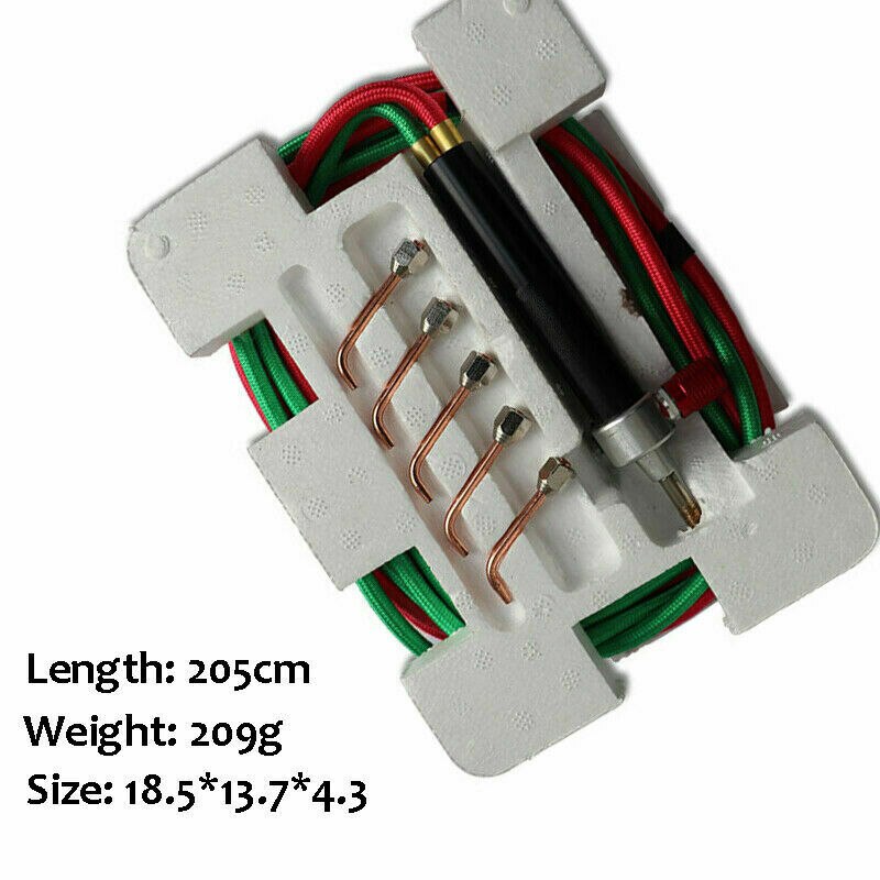 Butaan Acetyleen Gas Lastoorts Zuurstof Snijgereedschap Kit Met 5 Nozzles Duurzaam Hoge Gas Lastoorts Nozzle hoofd